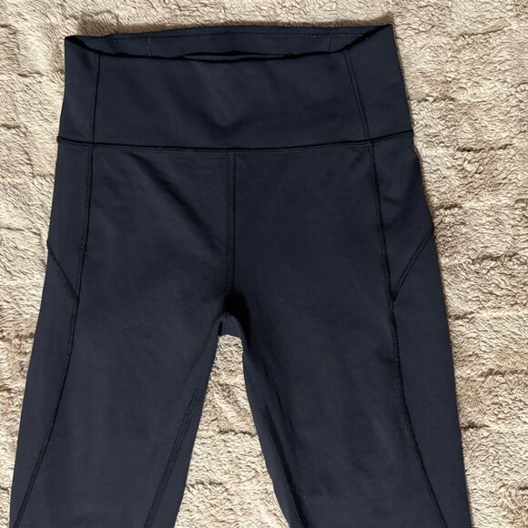 EXCELLENT Lululemon In Movement 7/8 Tight 25" Navy High-Rise Training Leggings 6 - Picture 4 of 10